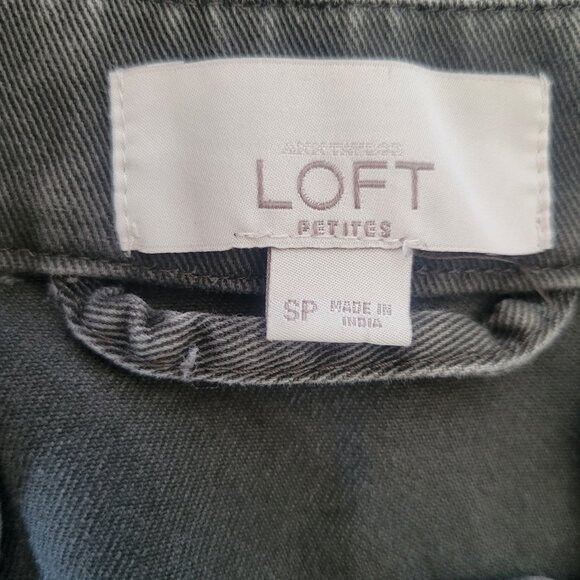 Ann Taylor Loft Utility Military Jacket, Petite Women’s SP, Army Green, EUC - Picture 6 of 9